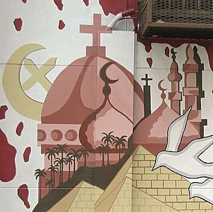 Wandmalerei Arabischer Frühling