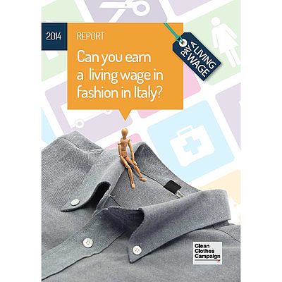 Cover "can you earn a living wage in fashion in Italy?"