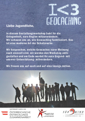 Cover Geocaching-Anleitung für JugendarbeiterInnen