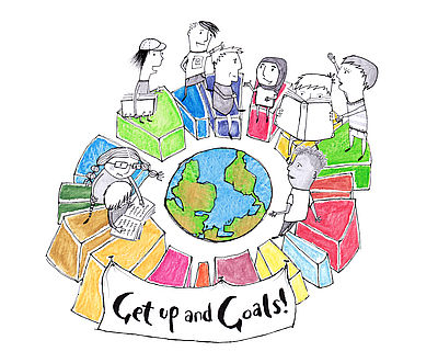 Illustration zu den sustainable development goals