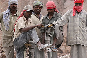 Steinbrucharbeiter