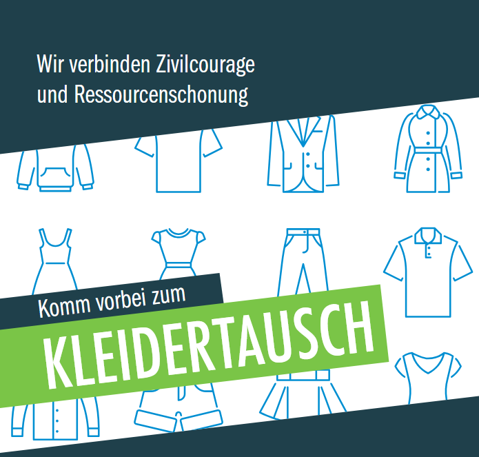Kleidertausch – Wir verbinden Zivilcourage und Ressourcenschonung