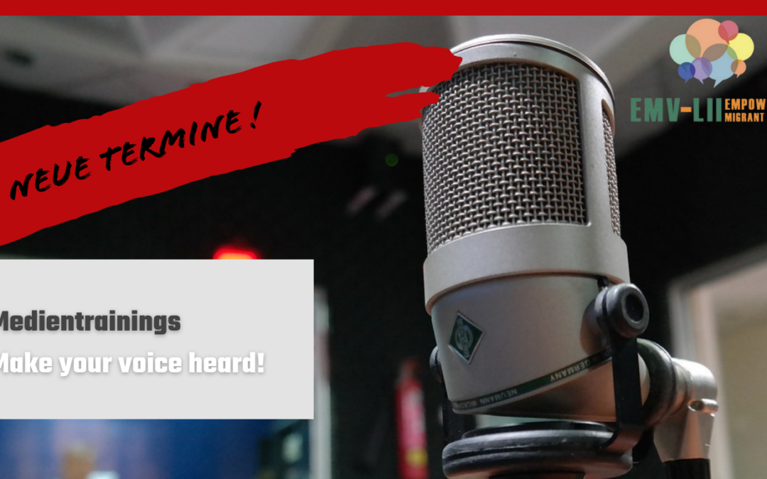 Medien-Training: Make your voice heard!