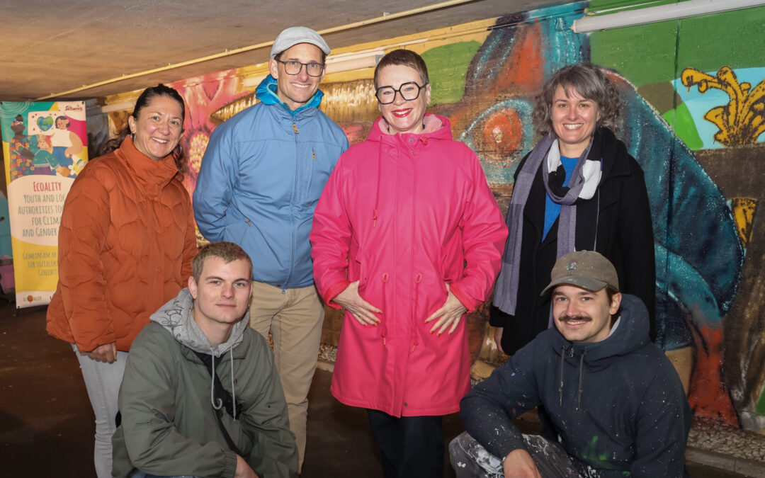 Ramsauer Gymnasium versprüht Diversität und gestaltet Mural