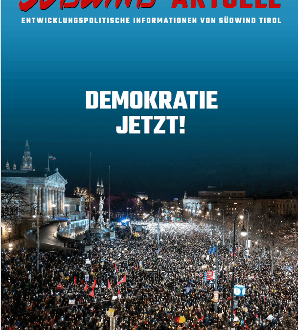 Neues Südwind Aktuell „Demokratie Jetzt!“