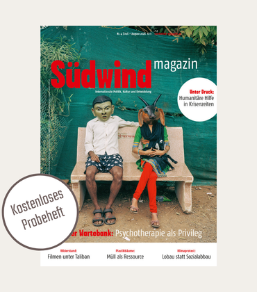 Cover der Juli/August 2026 Südwind-Magazin Ausgabe