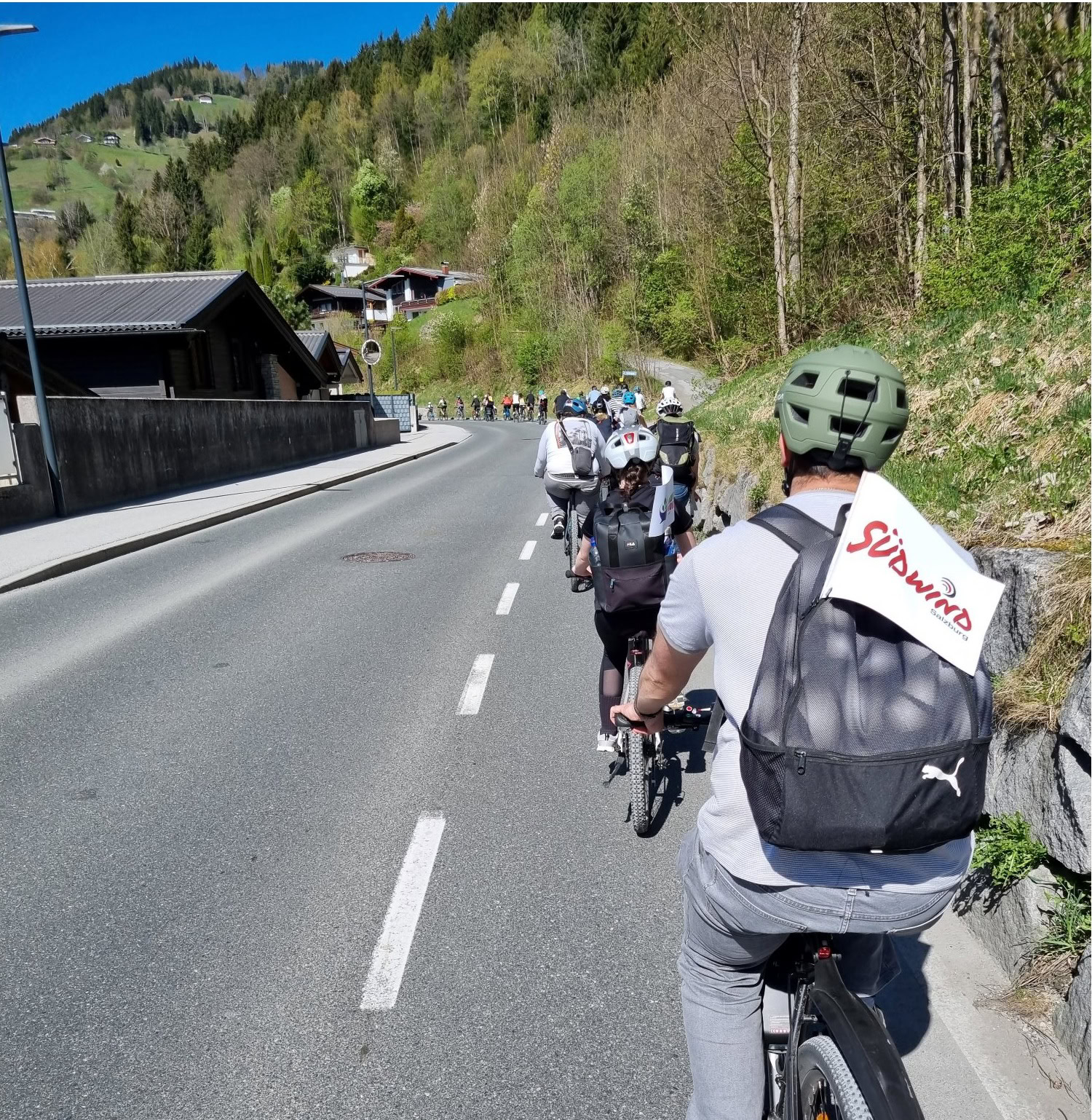 Gemeinsame Radausfahrt
